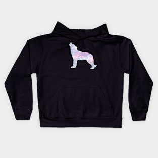 Space Wolf Pastel Kids Hoodie